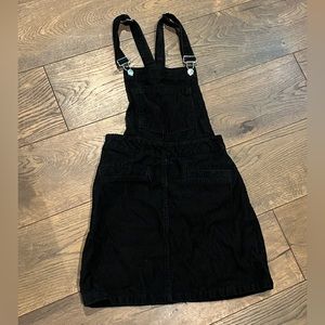 Black corduroy dress